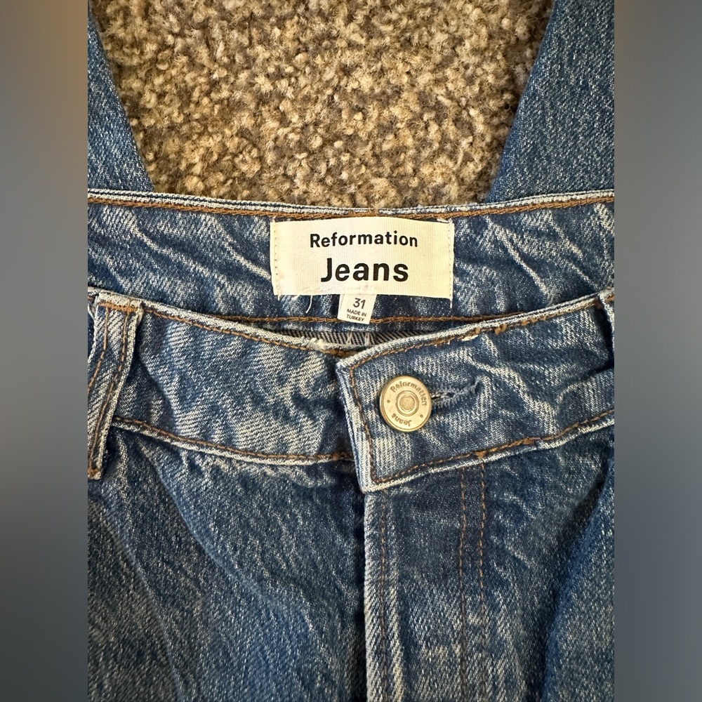 Reformation Straight Leg denim. Size 31
